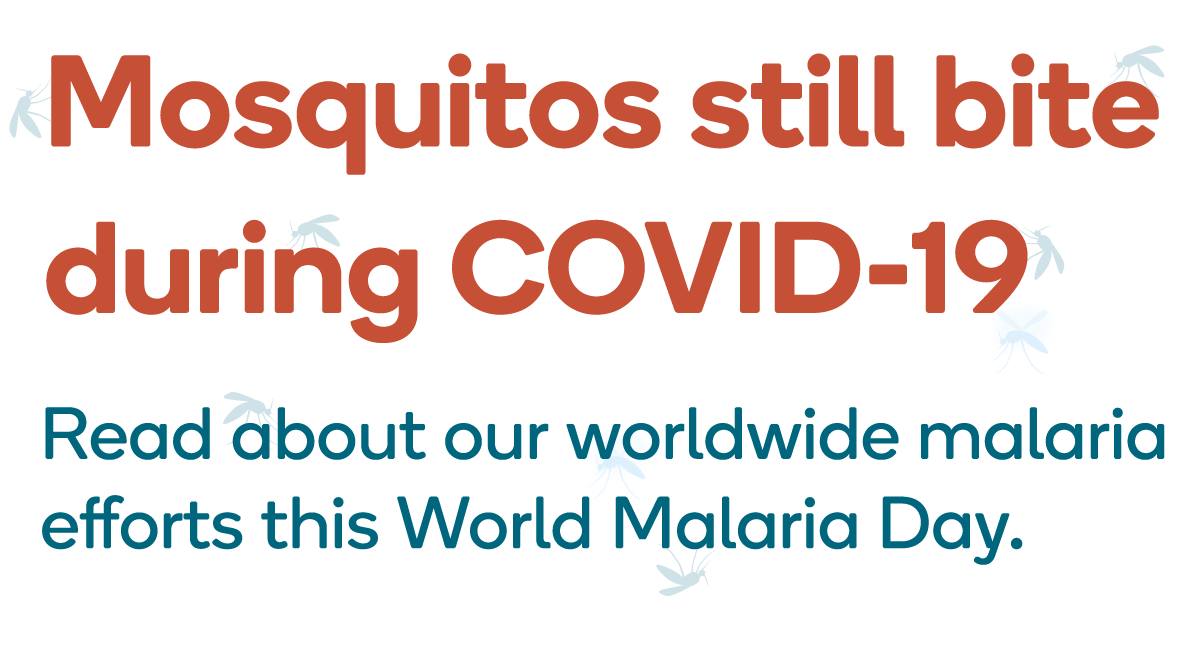 Read about our worldwide malaria efforts